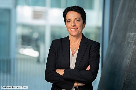 Portrait of Suez CEO Sabrina Soussan