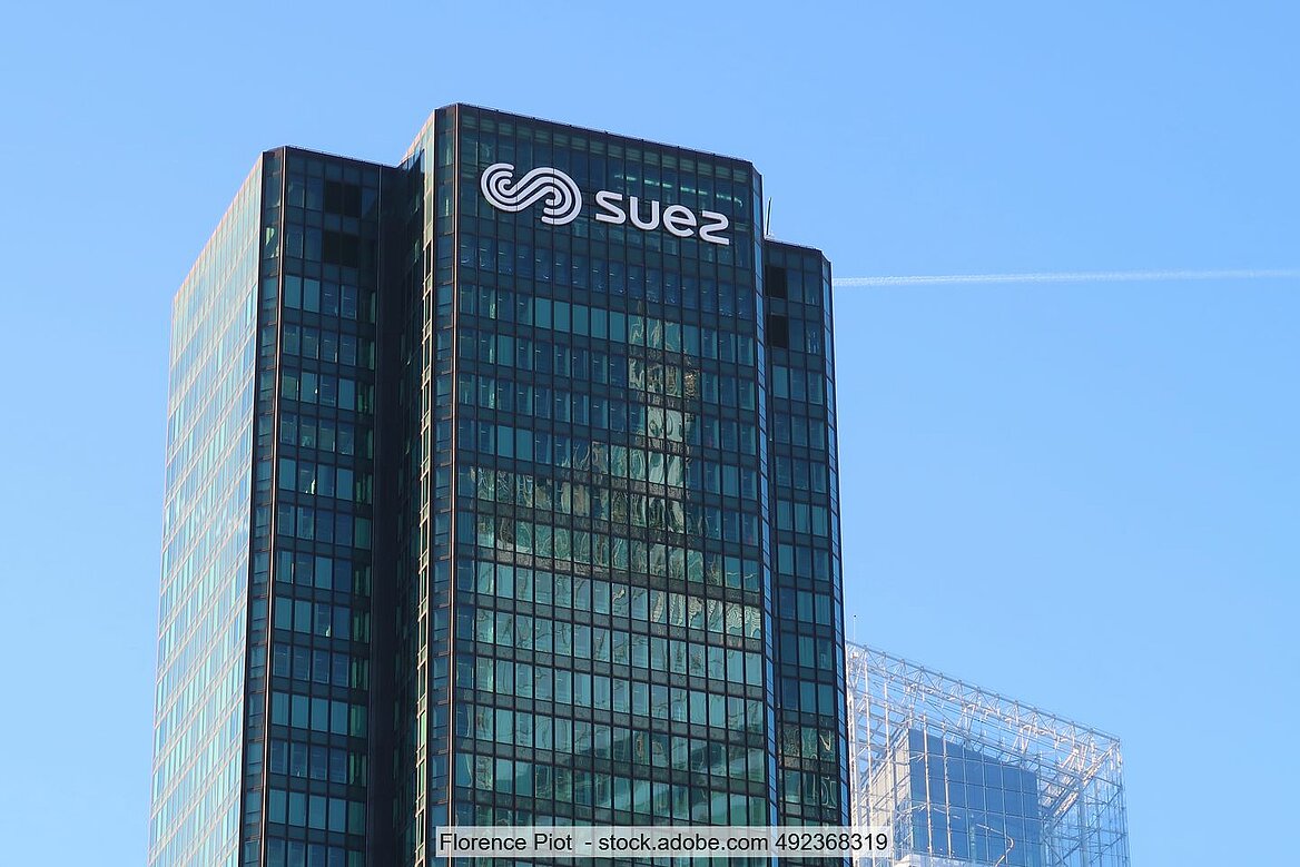Suez's headquarters in La Défense, Paris, France