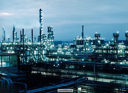 LyondellBasell's polymer manufacturing complex in Wesseling, Germany