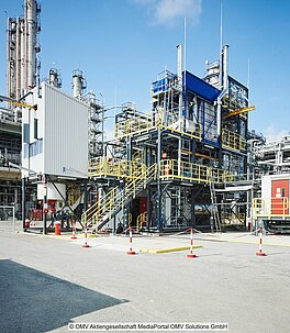 OMV's pilot plant using the ReOil technology at its site in Schwechat, Austria