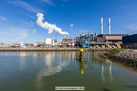 AVR's waste to energy plant in Rozenburg near Rotterdam 