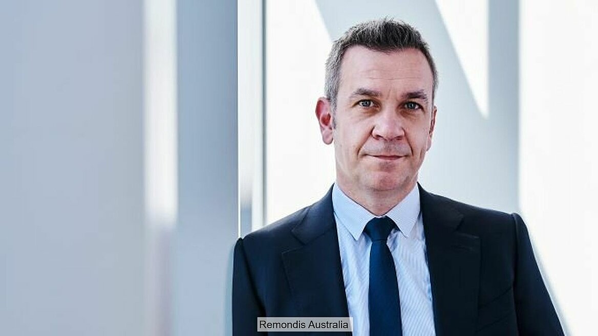 Portrait of Björn Becker, Remondis Australia's CEO and managing director