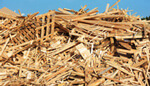 Waste wood landfill example