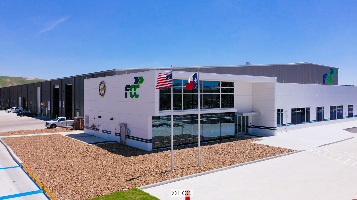 FCC's materials recycling facility (MRF; sorting plant) for recyclables in Houston, Texas, which started operating in March 2019. 