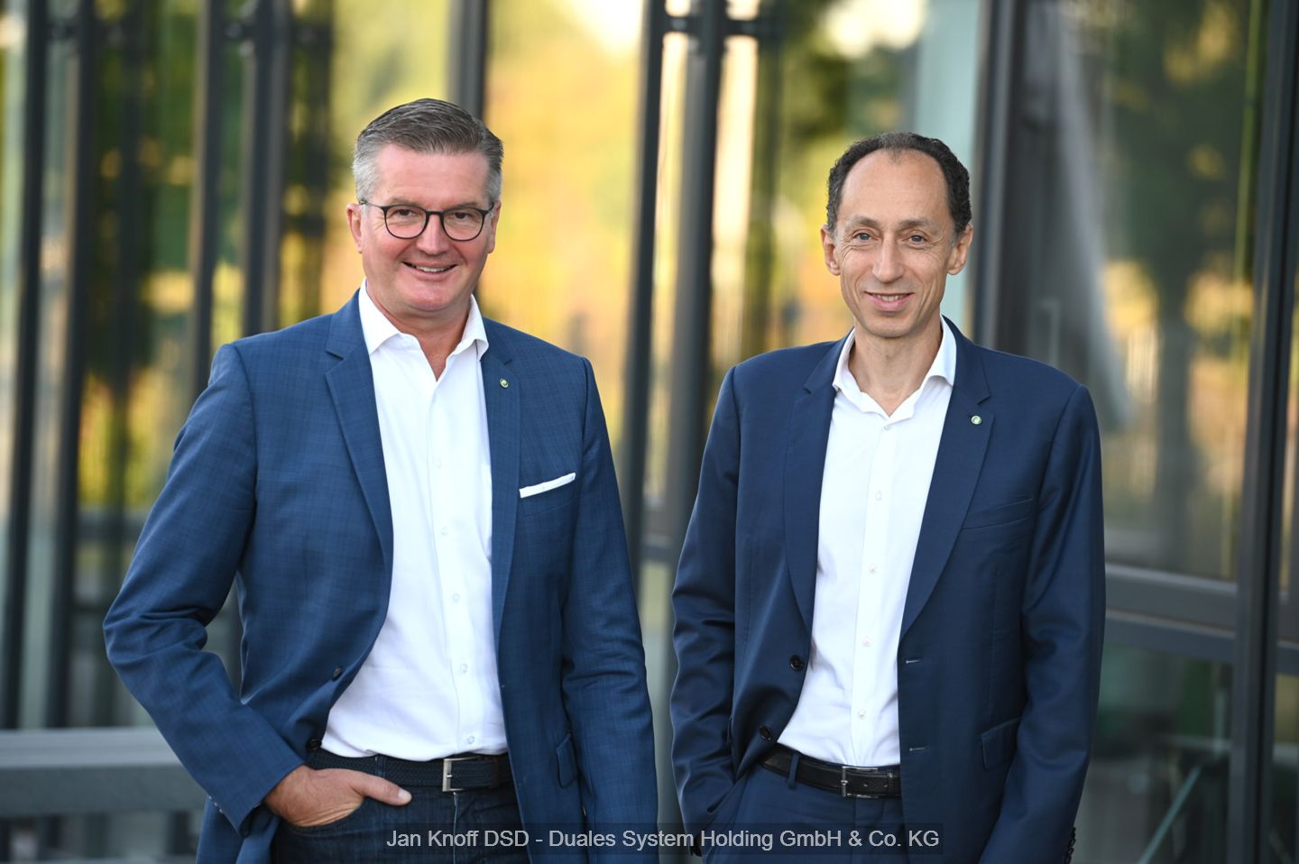 Michael Wiener, DSD's CEO (left) and Laurent Auguste, CEO of Circular Resources (right)