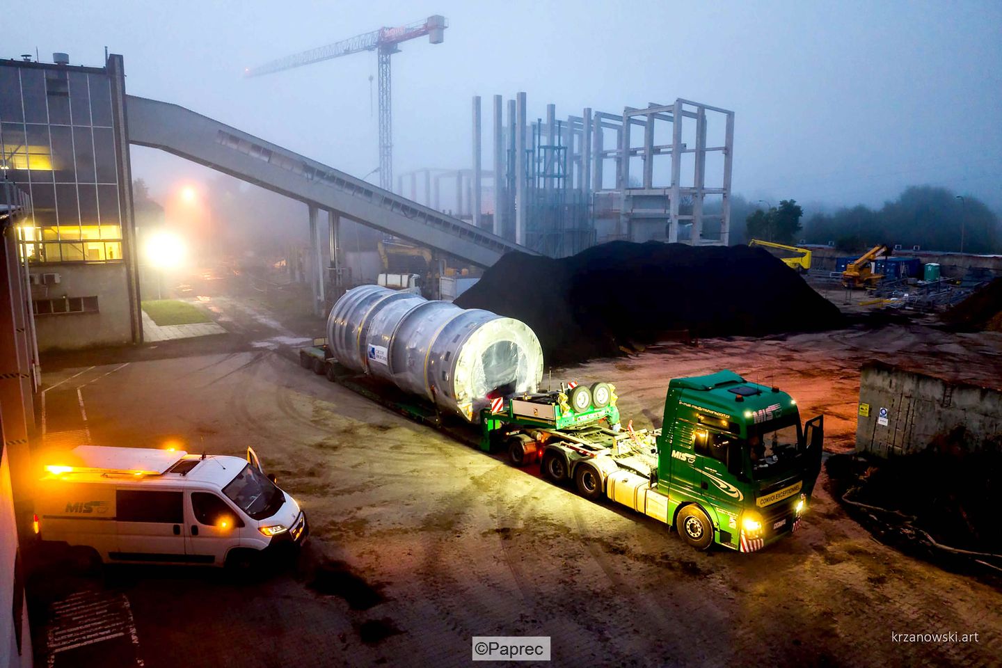 Furnace is delivered for the boiler plant Paprec Energies is building in Krosno, Poland